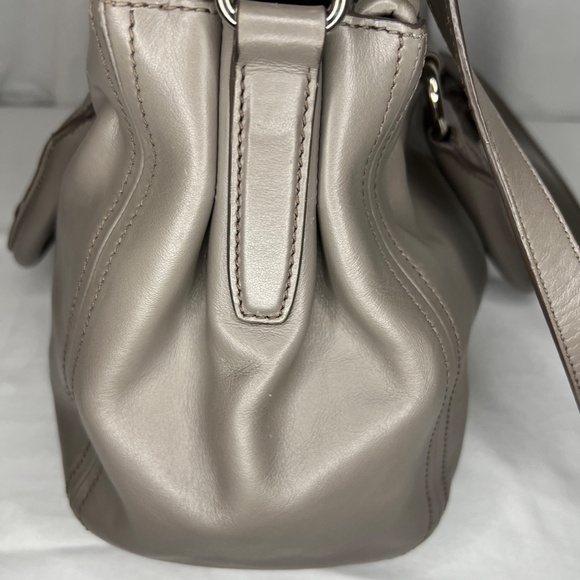 Prada Grey Leather Satchel - Picture 7 of 16